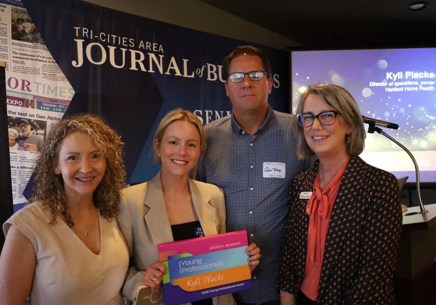 Kyli Placke honored at the Tri-Cities Young Professionals 2026 Event